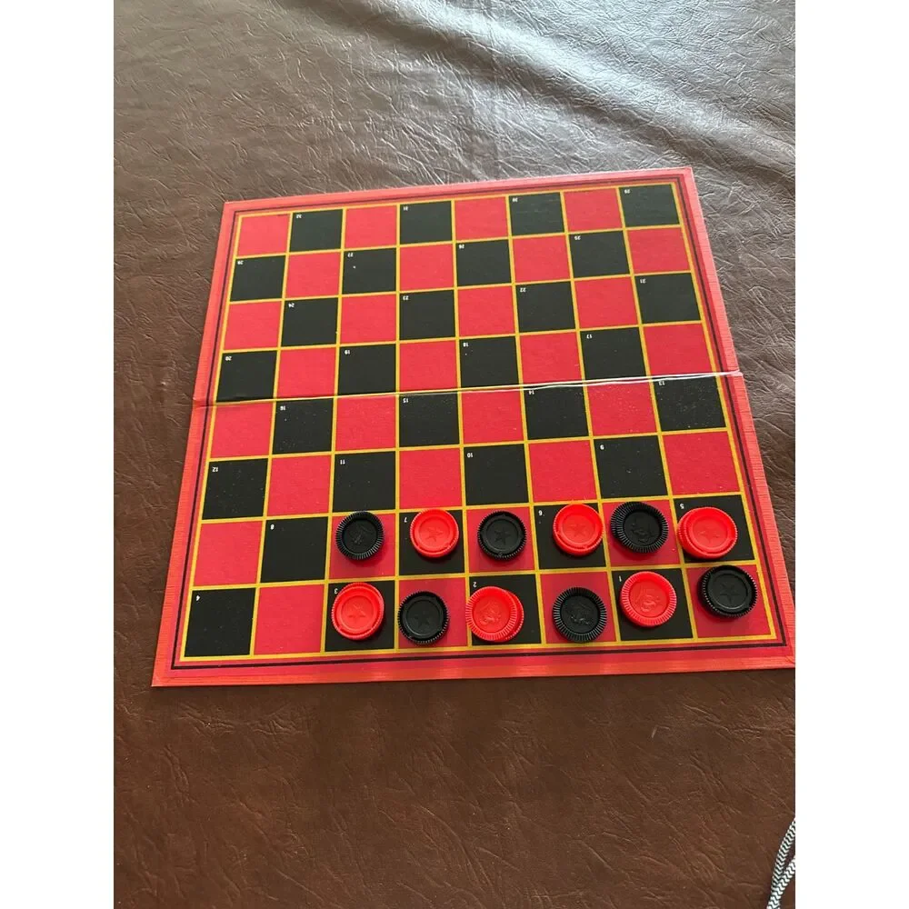 Vintage Parker Brothers Checkers Board Game
